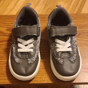 Carter's Charcoal and White Kids Sneakers